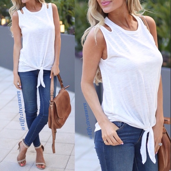 Tie-front Tressa Tank - Picture 1 of 6